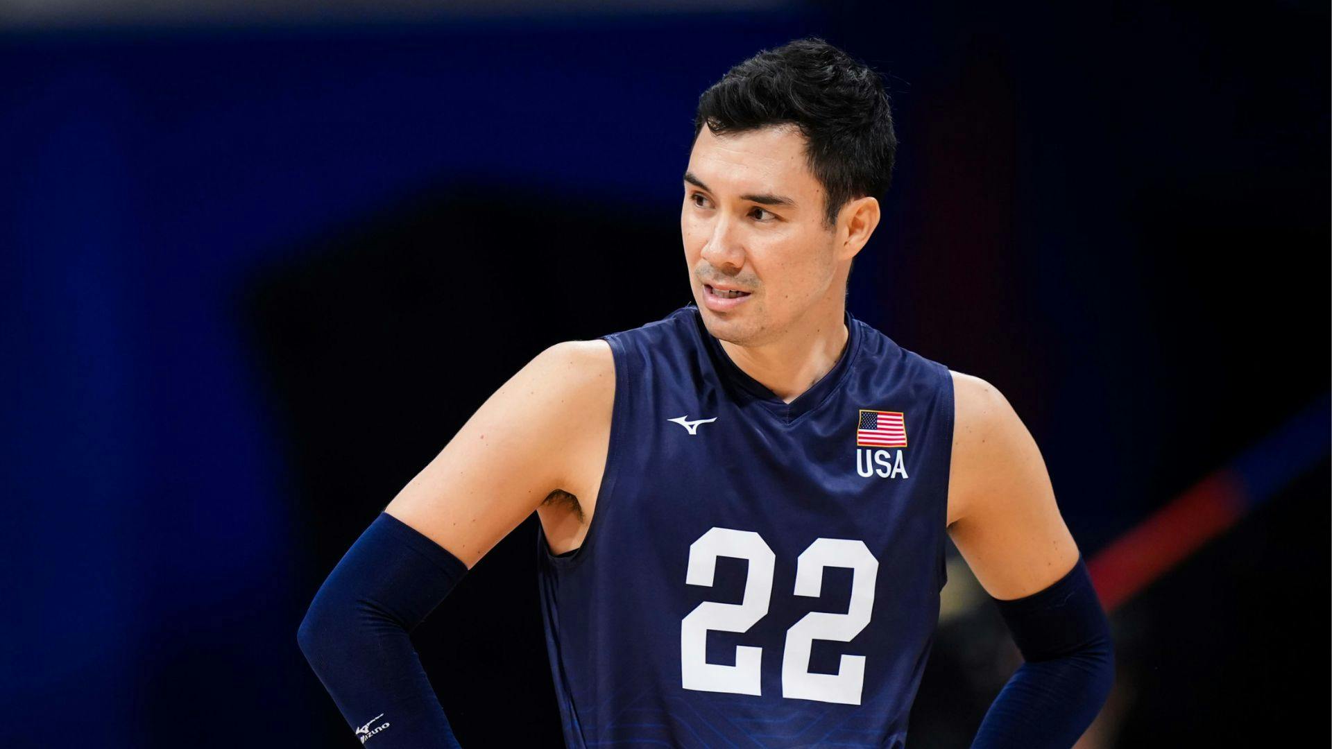 Erik Shoji shows off playful excitement in Team USA